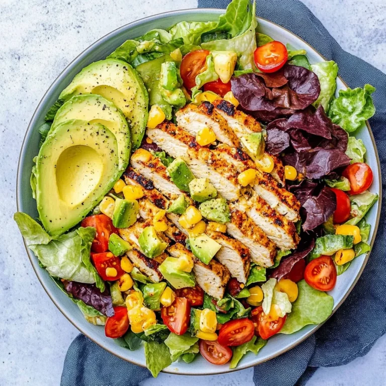 Spicy Southwestern Salad with Avocado Dressing: Zesty Del…
