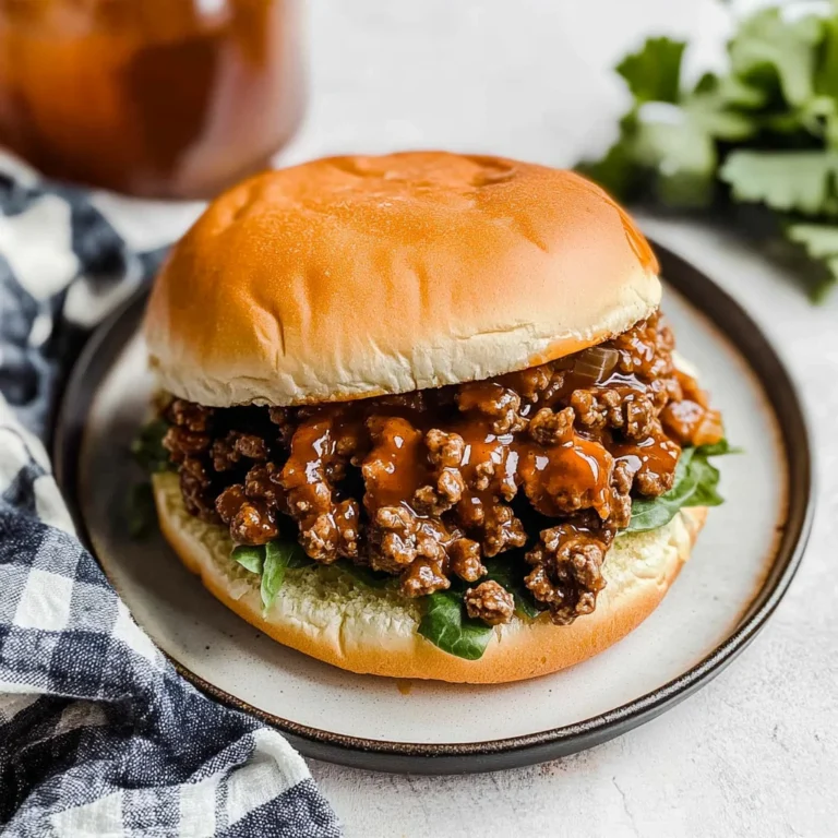 Steakhouse Burger Sloppy Joes: Juicy Comfort Food Delight
