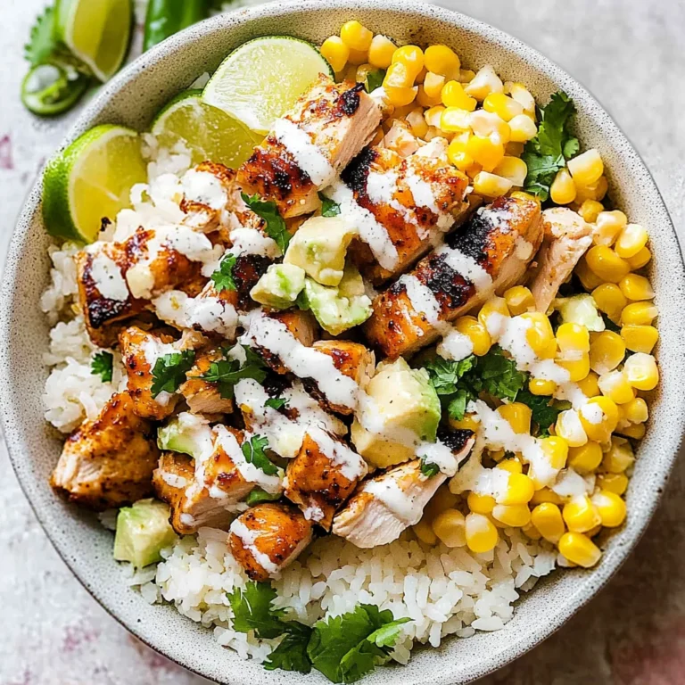 Street Corn Chicken Rice Bowl – Flavorful & Easy Recipe