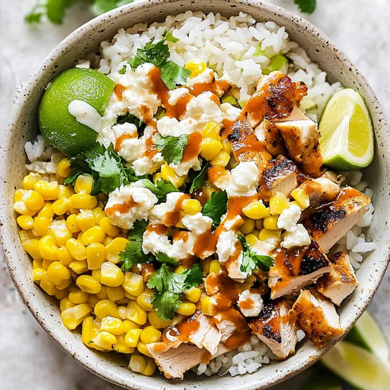 Street Corn Chicken Rice Bowl Recipe: A Flavor Explosion
