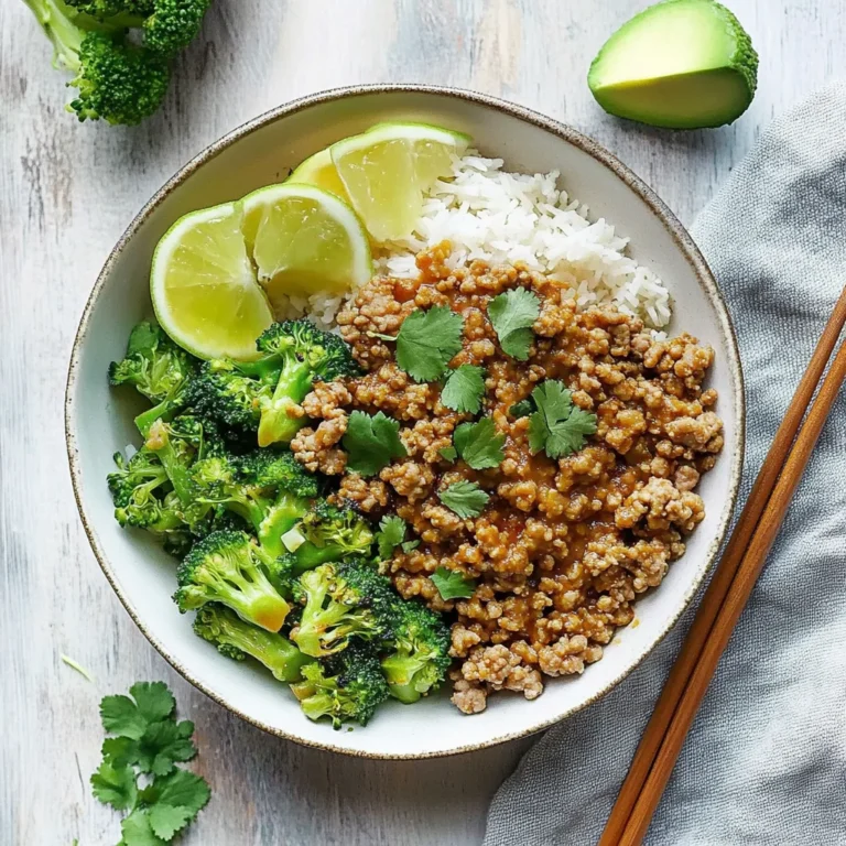 Sweet and Spicy Ground Turkey & Broccoli Bowls: Incredibl…