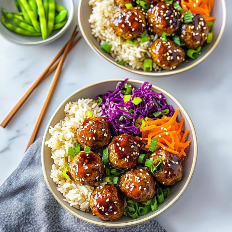 Teriyaki Chicken Meatballs and Rice Bowls: Comforting Del…