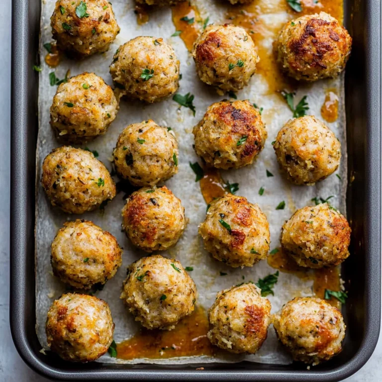 Turkey Stuffing Balls: Crispy and Flavorful Delight