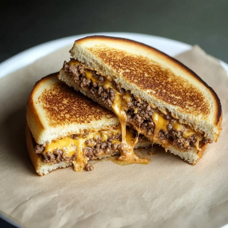 Ultimate Cheesy Ground Beef Melt: Comfort Food Bliss