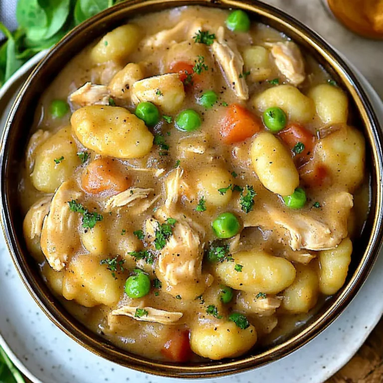 one pot gnocchi chicken pot pie: Cozy Comfort Food Bliss