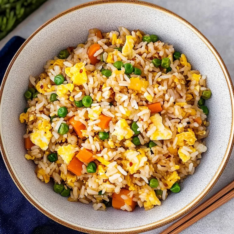 10 min. Easy Egg Fried Rice: Simple Yet Satisfying Dish