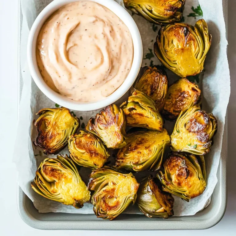 Air Fryer Artichoke Hearts with Garlic Aioli: Irresistibl…