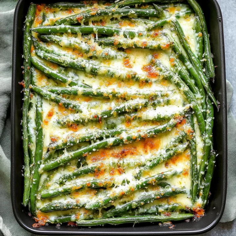 Cheesy Garlic Green Beans: An Amazing Ultimate Recipe