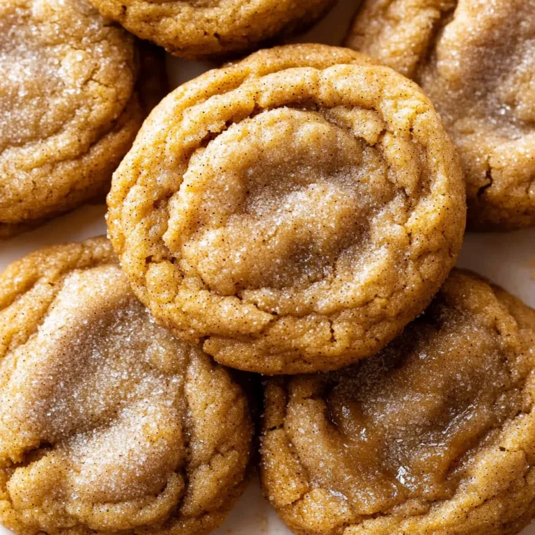 Chewy Pumpkin Snickerdoodle Cookies: Fall’s Cozy Delight