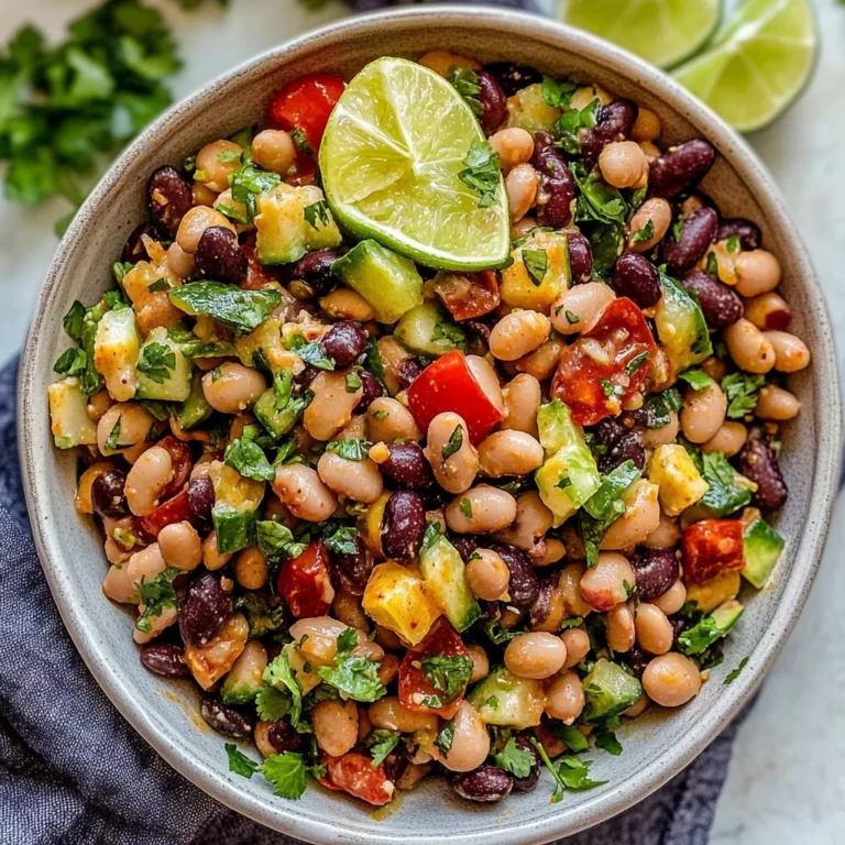 Chili Lime Bean Salad: A Zesty Summer Sensation
