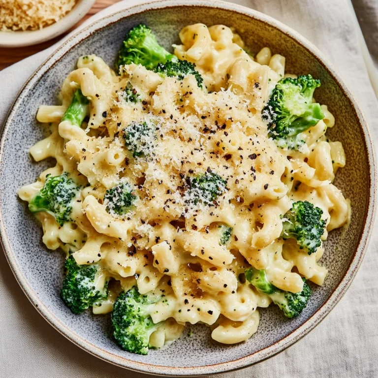 Creamy Vegetarian Broccoli Cheddar Pasta: Comforting Delight