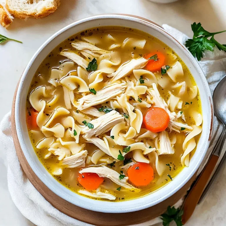 Homemade Chicken Noodle Soup Recipe: Ultimate Comfort Bowl