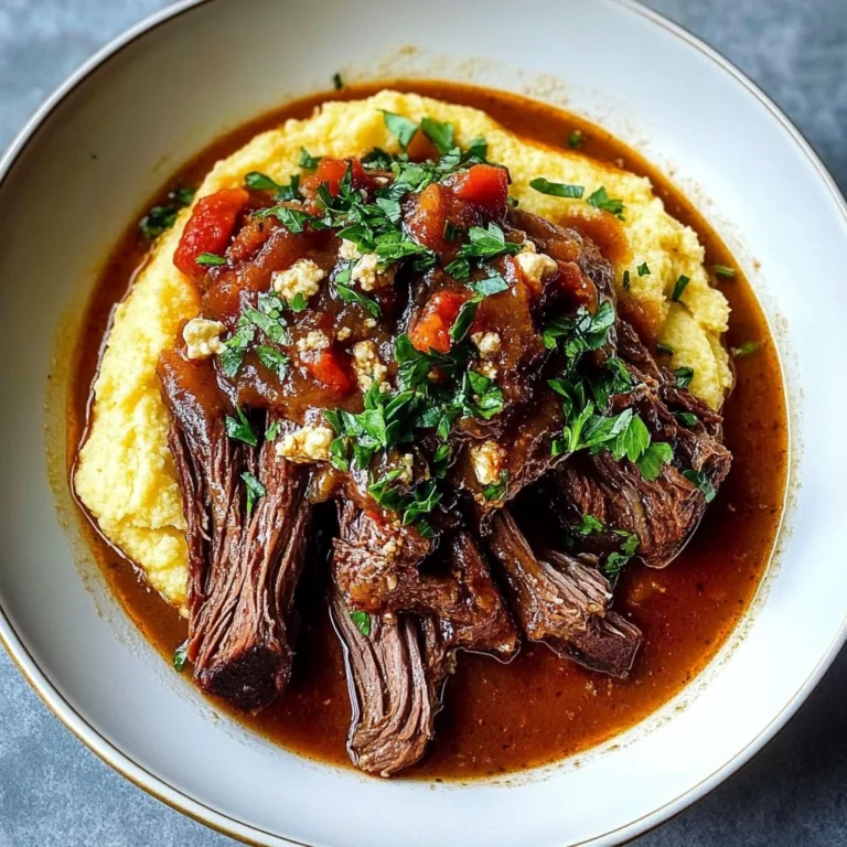 Italian Pot Roast (Stracotto) with Gorgonzola Polenta: In…