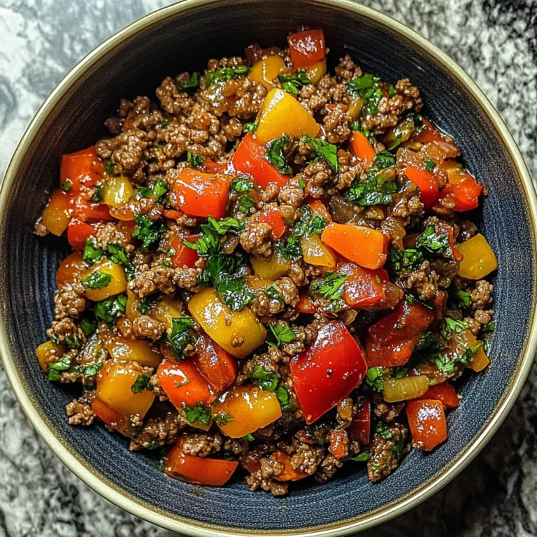 Mediterranean Ground Beef Stir-Fry: A Flavorful Escape