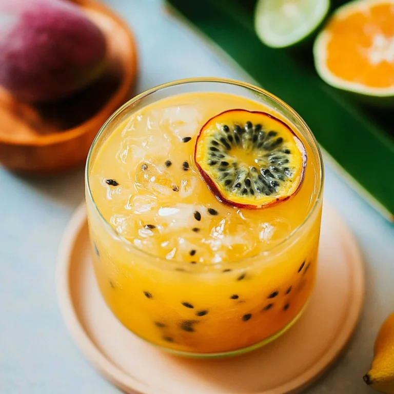 Passionfruit Spritz: Refreshingly Zesty Delight