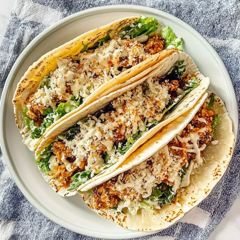 Smash Chicken Caesar Tacos: A Flavorful Delight Awaits