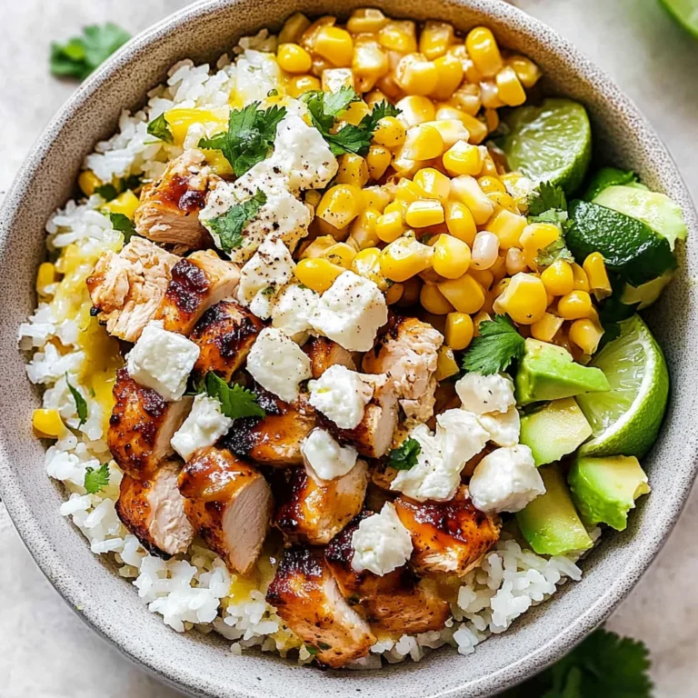 Street Corn Chicken Rice Bowl: A Flavor Explosion