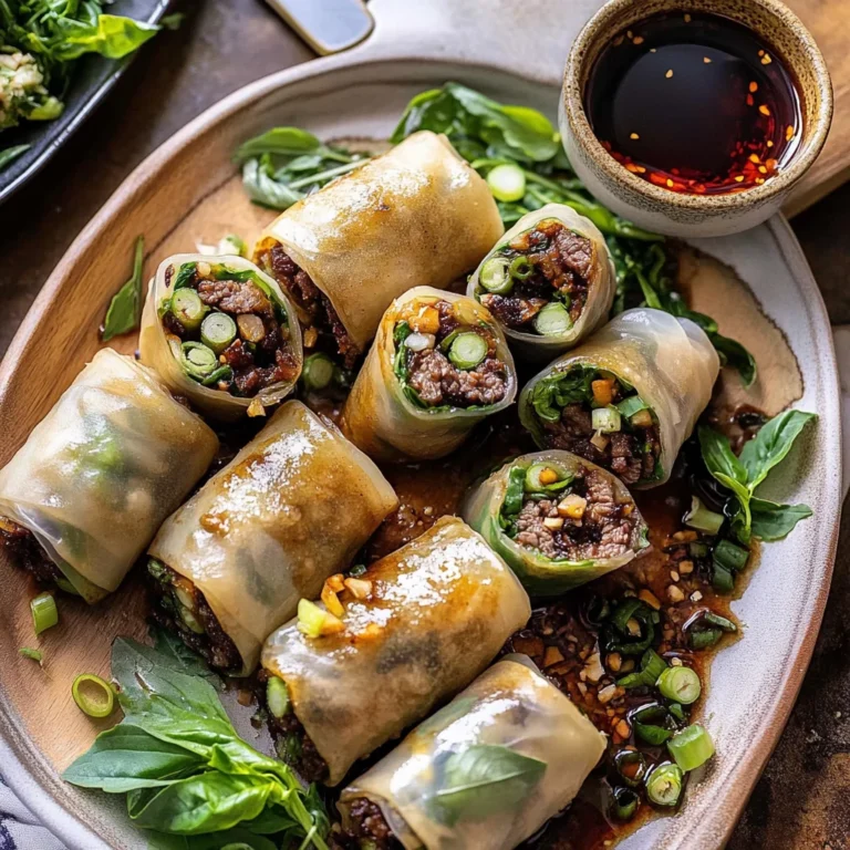 Thai Basil Beef Rolls: A Flavor Explosion Awaits