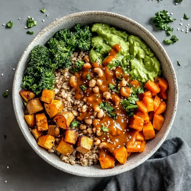 Thai Peanut Sweet Potato Buddha Bowl: A Flavor Explosion